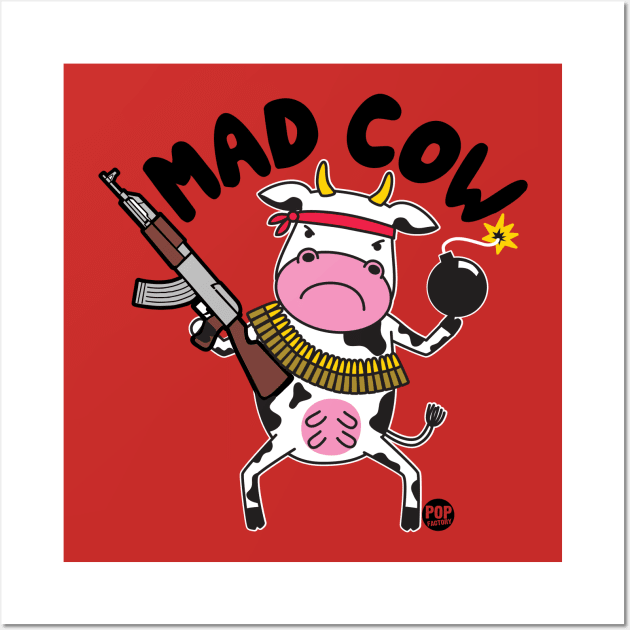 MAD COW Wall Art by toddgoldmanart